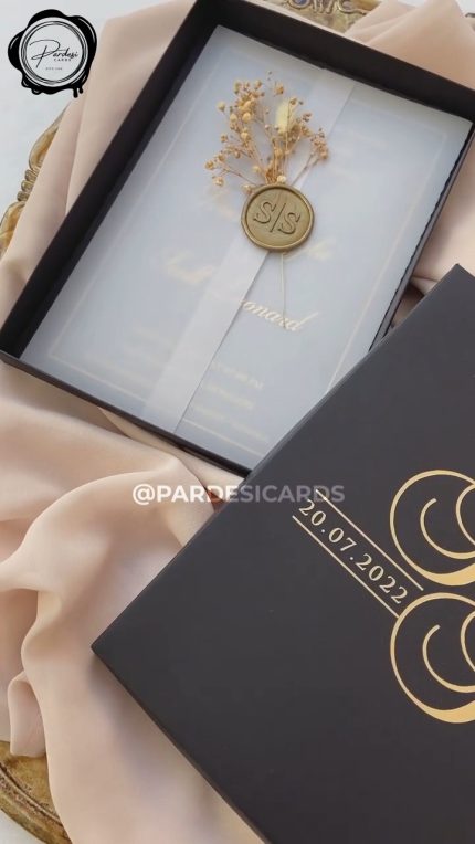 Fancy Arch Shape PVC Invitation