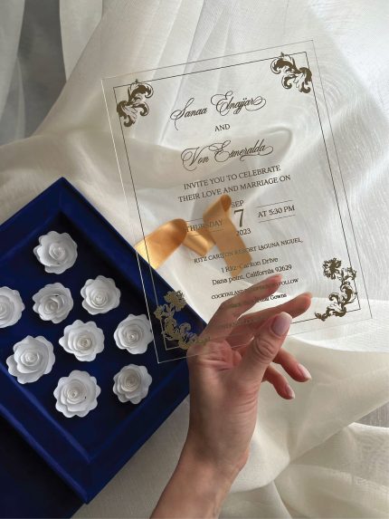 Fancy Calendar Flap Invites
