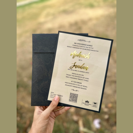 Luxurious 3D Acrylic Invite